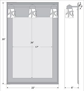 Woodland Mirror Frame with Lights - Starfish