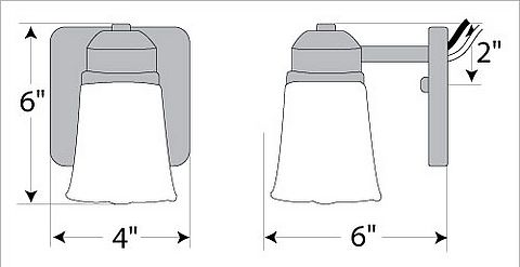 Woodland Sconce - Rustic Plain Outdoor Wall Light Rustic Plain Metal Art