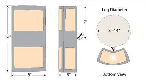 Benton Sconce - Rustic Plain Wall Light Rustic Plain Metal Art