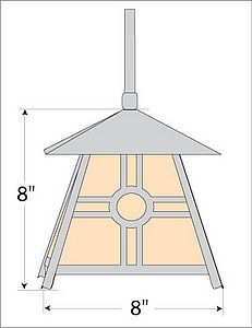Smoky Mountain Pendant Small - Southview Pendant Light Southview Metal Art