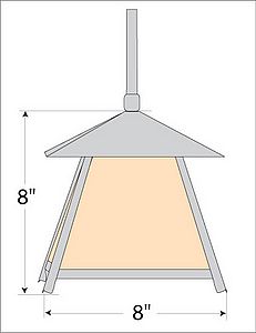 Smoky Mountain Pendant Small - Northrim Pendant Light Northrim Metal Art