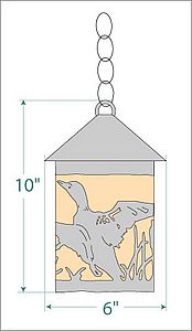 Cascade Pendant Small - Loon Pendant Light Loon Metal Art