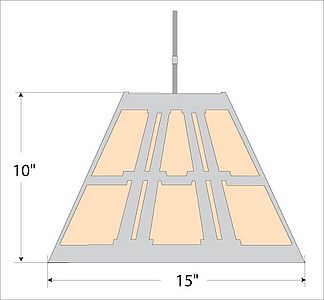 Rocky Mountain Pendant Large - Eastlake Pendant Light Eastlake Metal Art