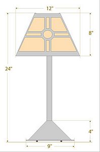 Rocky Mountain Desk Lamp - Southview Table Lamp Southview Metal Art