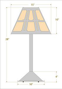 Rocky Mountain Table Lamp - Eastlake Table Lamp Eastlake Metal Art