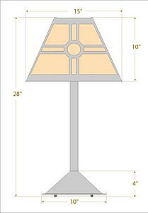 Rocky Mountain Table Lamp - Southview Table Lamp Southview Metal Art