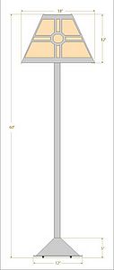Rocky Mountain Floor Lamp - Southview Floor Lamp Southview Metal Art