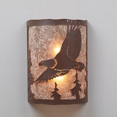 Cascade Sconce Large - Eagle Wall Light Eagle Metal Art