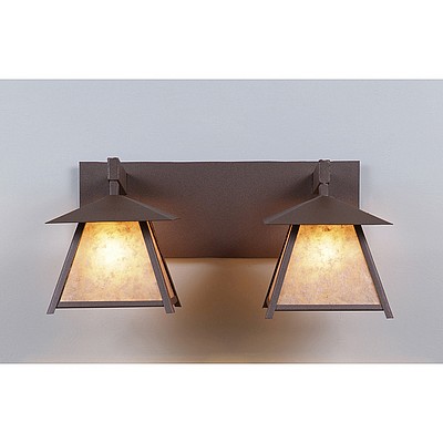 Smoky Mountain Double Bath Vanity Light - Northrim Bath 2 Light Northrim Metal Art