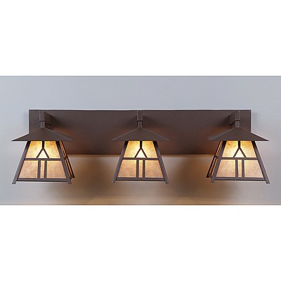 Smoky Mountain Triple Bath Vanity Light - Westhill Bath 3 Light Westhill Metal Art