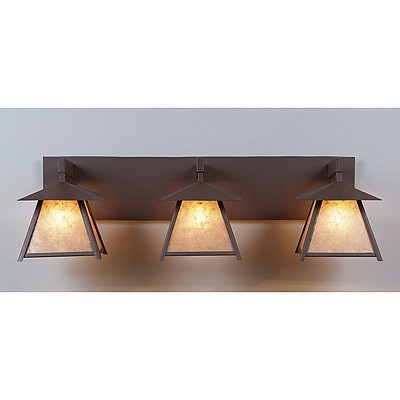 Smoky Mountain Triple Bath Vanity Light - Northrim Bath 3 Light Northrim Metal Art