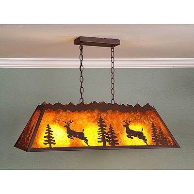 Rocky Mountain Billiard Light Small - Valley Deer Billiard Light Deer Metal Art