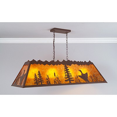 Rocky Mountain Billiard Light Large - Loon Billiard Light Loon Metal Art