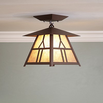 Smoky Mountain Close-to-Ceiling Small - Westhill Ceiling Light Westhill Metal Art