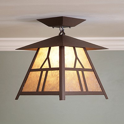 Smoky Mountain Close-to-Ceiling Large - Westhill Ceiling Light Westhill Metal Art