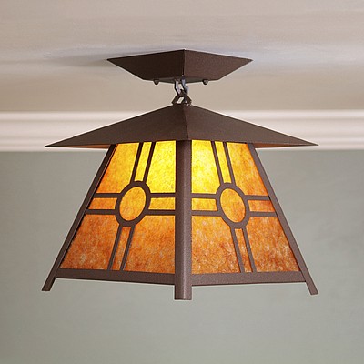 Smoky Mountain Close-to-Ceiling Large - Southview Ceiling Light Southview Metal Art