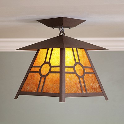 Smoky Mountain Close-to-Ceiling Large - Southview Ceiling Light Southview Metal Art