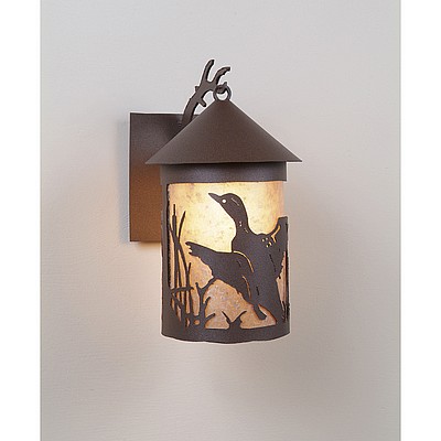 Cascade Lantern Sconce Medium - Loon Outdoor Wall Light Loon Metal Art