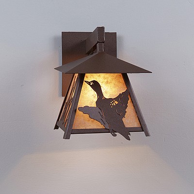 Smoky Mountain Sconce Small - Loon Outdoor Wall Light Loon Metal Art