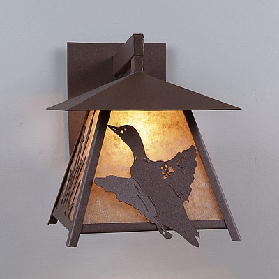 Smoky Mountain Sconce Large - Loon Outdoor Wall Light Loon Metal Art