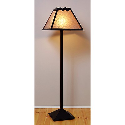 Rocky Mountain Floor Lamp - Rustic Plain Floor Lamp Rustic Plain Metal Art