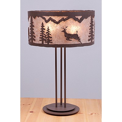 Kincaid Table Lamp - Valley Deer Table Lamp Deer Metal Art