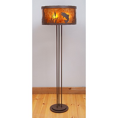 Kincaid Floor Lamp - Trout Floor Lamp Trout Metal Art