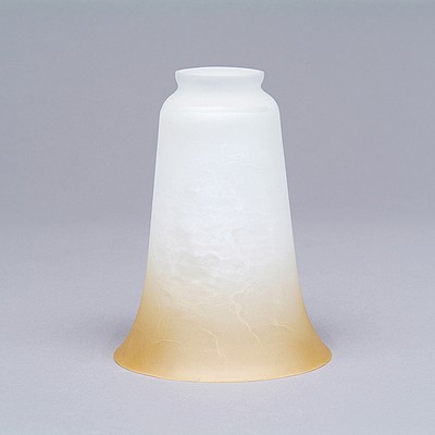 H Bell Glass - Two Toned Amber