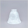 Cream Swirl Bell Glass