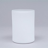 Cylinder Glass - 6 in H - Frost Clear