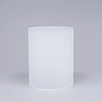 Cylinder Glass - 8 x 10 in - Frost Clear