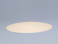 Flat Bowl Glass - Tea Stain - 12in diameter