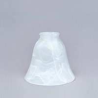 Bell Glass - Cream Swirl