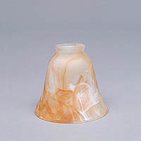 Bell Glass - Amber Swirl