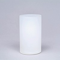 Cylinder Glass - 3 x 5 in - Frost Clear