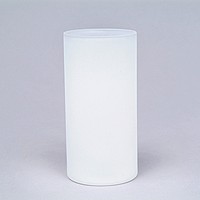Cylinder Glass-1.5in fitter - 3.5 x 6 in - Frost Clear