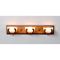 Logen Triple Bath Vanity Light - Horseshoe