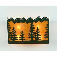 Web Special: Teton Sconce 16 Inch - Spruce Tree