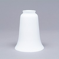 H Bell Glass - Opal White